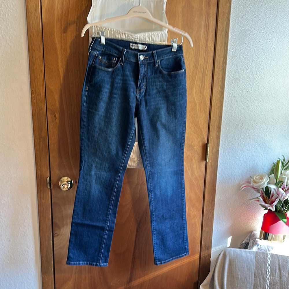 Levi's Women's Straight Leg Jeans - Dark Blue
